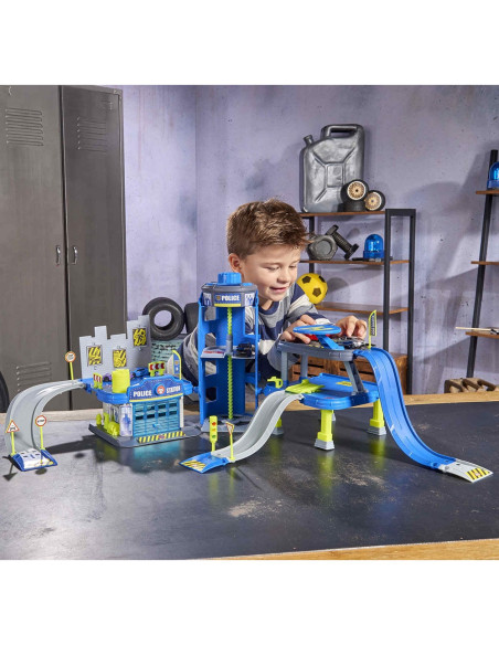 Pista de masini Majorette Creatix Police cu 5