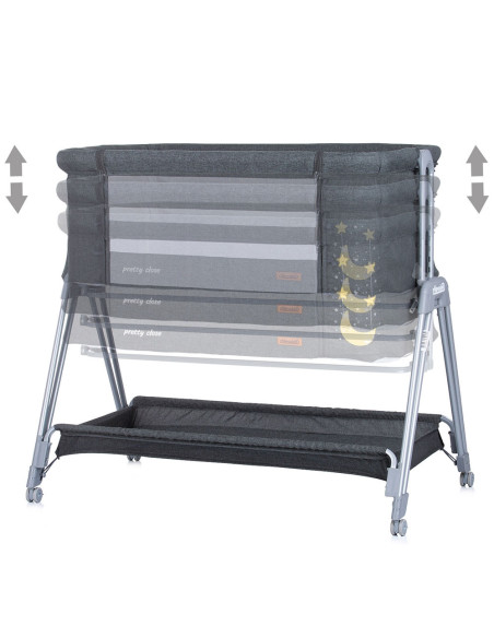 Patut Co-Sleeper Chipolino Pretty Close anthracite,KOSPR0222AT