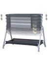 Patut Co-Sleeper Chipolino Pretty Close anthracite,KOSPR0222AT