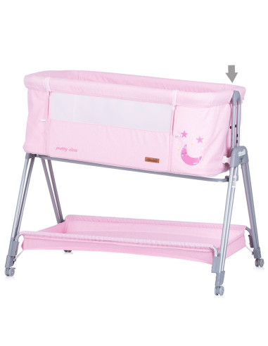 Patut Co-Sleeper Chipolino Pretty Close blush,KOSPR0224BH