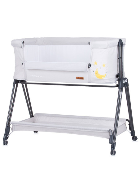Patut Co-Sleeper Chipolino Pretty Close platinum,KOSPR0223PL