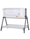 Patut Co-Sleeper Chipolino Pretty Close platinum,KOSPR0223PL