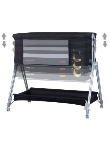 Patut Co-Sleeper Chipolino Pretty Close raven,KOSPR0221RA