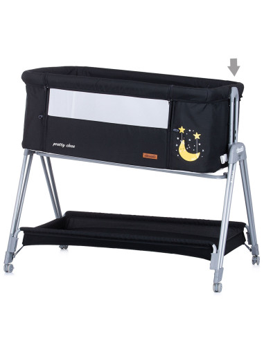 Patut Co-Sleeper Chipolino Pretty Close raven,KOSPR0221RA