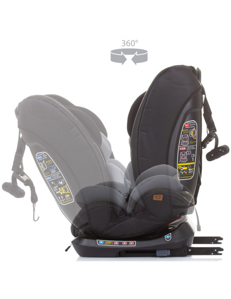 Scaun auto Chipolino Techno 0-36 kg glacier cu sistem
