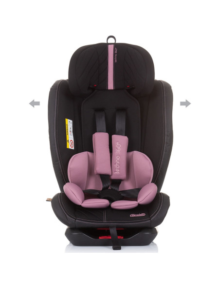 Scaun auto Chipolino Techno 0-36 kg rose water cu sistem