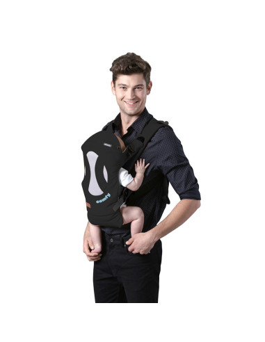Marsupiu Chipolino Comfy black blue,KENCM0222BB