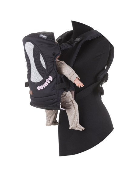 Marsupiu Chipolino Comfy black pink,KENCM0223BP