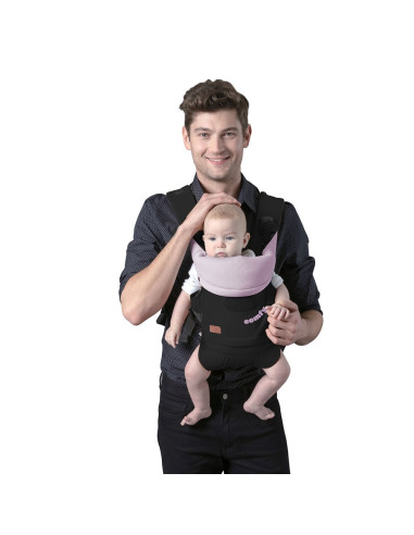 Marsupiu Chipolino Comfy black pink,KENCM0223BP