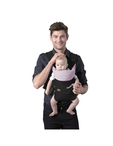 Marsupiu Chipolino Comfy black pink,KENCM0223BP