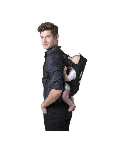 Marsupiu Chipolino Comfy black pink,KENCM0223BP