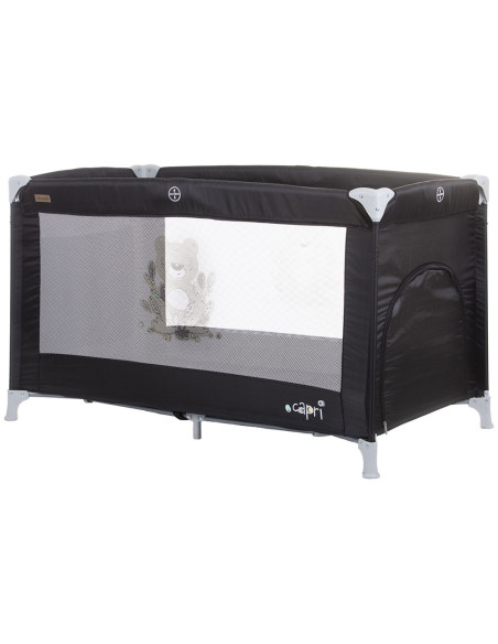 Patut pliabil Chipolino Capri ebony,KOSIK02301EB