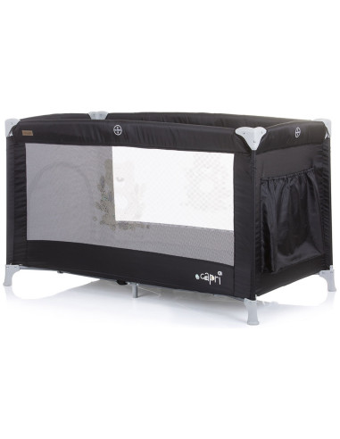 Patut pliabil Chipolino Capri ebony,KOSIK02301EB