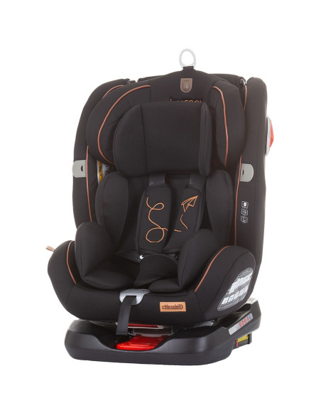 Scaun auto Chipolino Journey 0-36 kg ebony cu sistem Isofix si