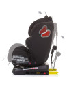 Scaun auto Chipolino Journey 0-36 kg ebony cu sistem Isofix si