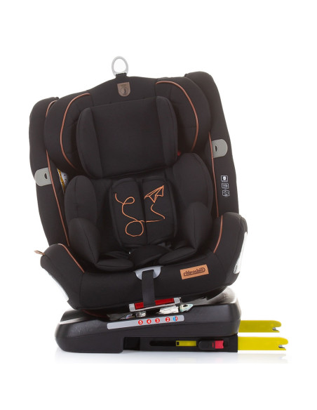 Scaun auto Chipolino Journey 0-36 kg ebony cu sistem Isofix si
