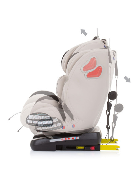Scaun auto Chipolino Journey 0-36 kg sand cu sistem Isofix si