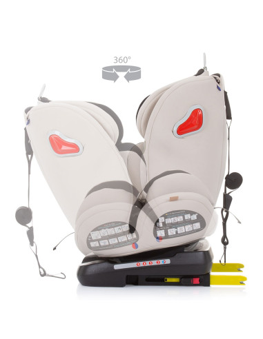 Scaun auto Chipolino Journey 0-36 kg sand cu sistem Isofix si