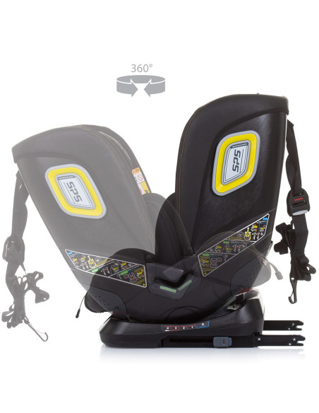 Scaun auto Chipolino Next Gen I-Size 40-150 cm ebony cu sistem