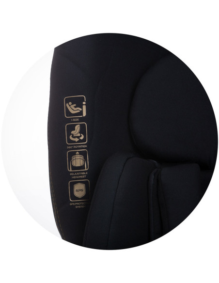 Scaun auto Chipolino Next Gen I-Size 40-150 cm ebony cu sistem