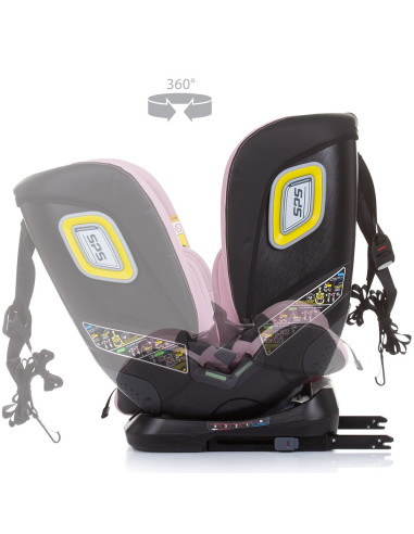 Scaun auto Chipolino Next Gen I-Size 40-150 cm rose water cu