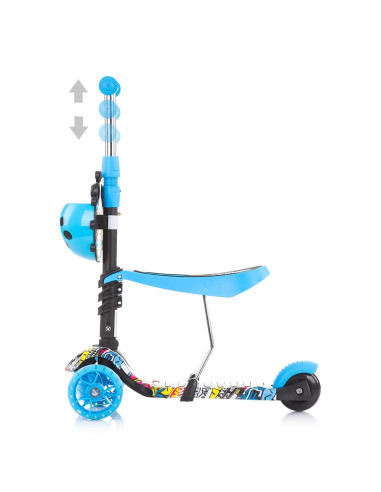Trotineta Chipolino Kiddy Evo colorful graffiti,DSKIE0212CG