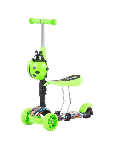 Trotineta Chipolino Kiddy Evo green graffiti,DSKIE0213GG