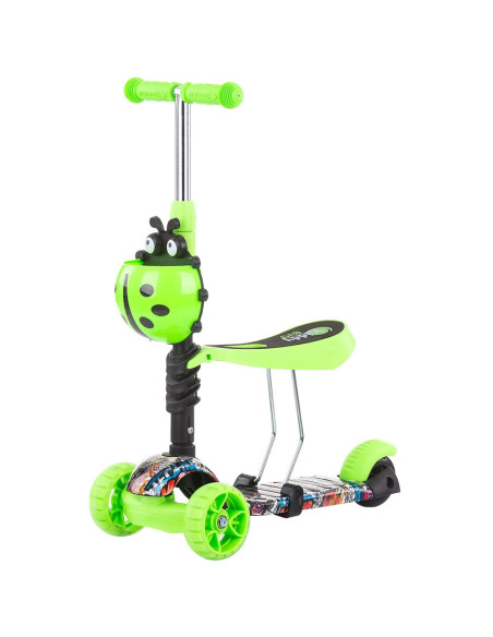 Trotineta Chipolino Kiddy Evo green graffiti,DSKIE0213GG