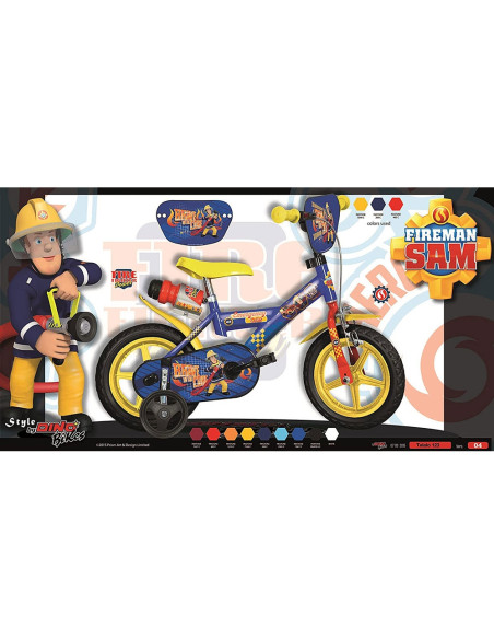 Bicicleta copii Dino Bikes 12' Fireman Sam,DB-123GL-SIP