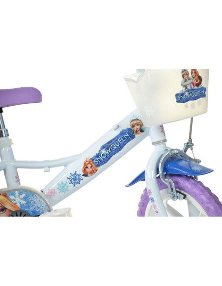 Bicicleta copii Dino Bikes 12' Snow Queen,DB-124RL-SQ