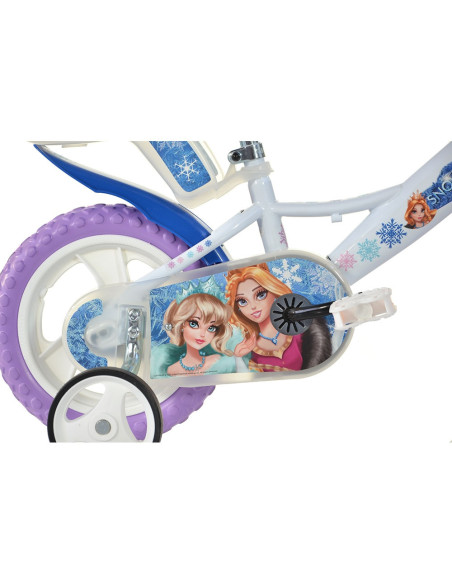 Bicicleta copii Dino Bikes 12' Snow Queen,DB-124RL-SQ