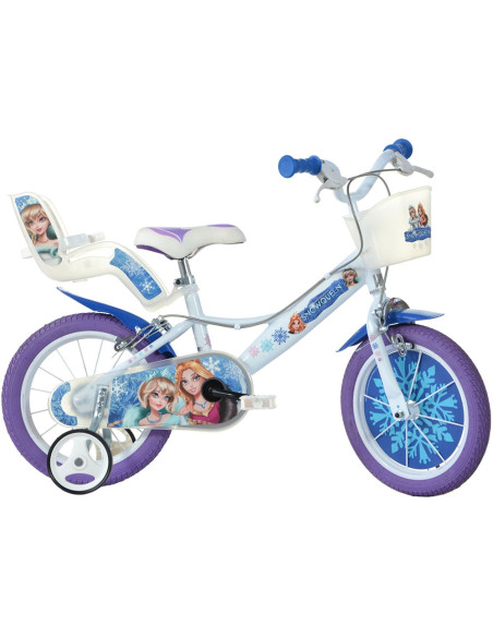 Bicicleta copii Dino Bikes 14' Snow Queen,DB-144R-SQ
