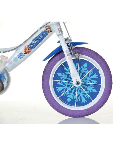 Bicicleta copii Dino Bikes 14' Snow Queen,DB-144R-SQ