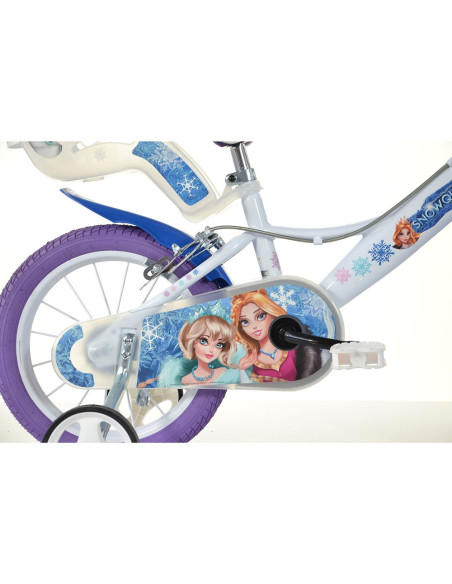 Bicicleta copii Dino Bikes 16' Snow Queen,DB-164R-SQ