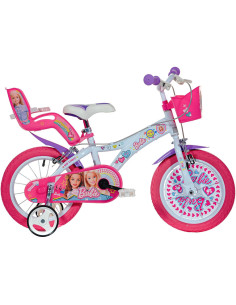 Bicicleta copii Dino Bikes 14' Barbie,DB-614G-BAF