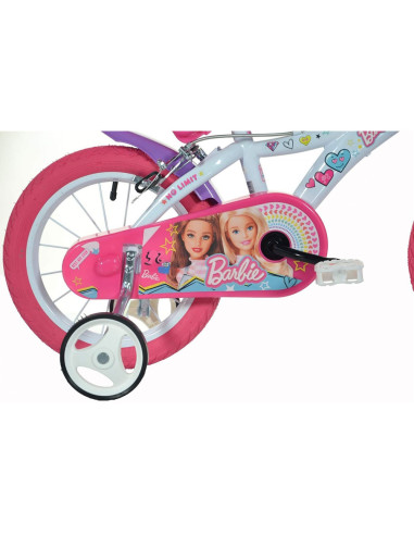 Bicicleta copii Dino Bikes 14' Barbie,DB-614G-BAF