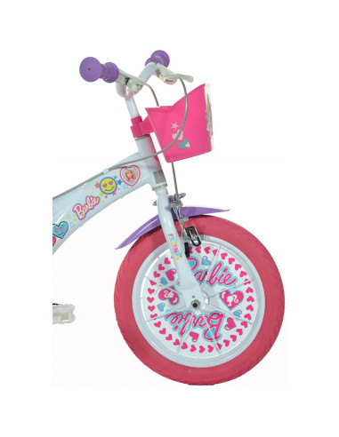 Bicicleta copii Dino Bikes 14' Barbie,DB-614G-BAF