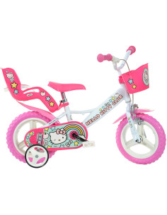 Bicicleta copii Dino Bikes 12' Hello Kitty,DB-124RL-HK2