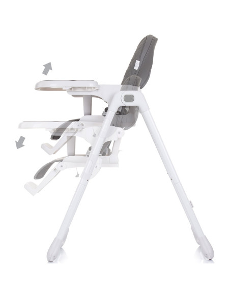 Scaun de masa Chipolino Eat Up graphite,STHEU02301GT