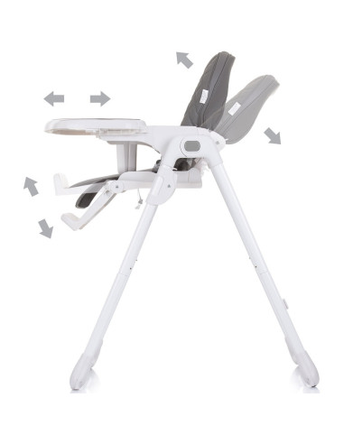 Scaun de masa Chipolino Eat Up graphite,STHEU02301GT