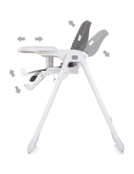 Scaun de masa Chipolino Eat Up graphite,STHEU02301GT