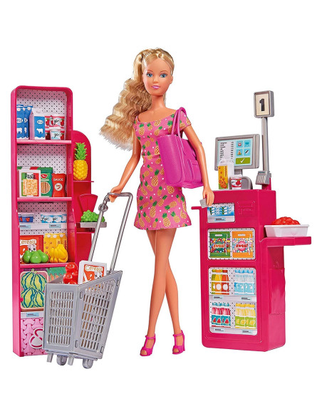 Papusa Simba Steffi Love Supermarket 29 cm cu