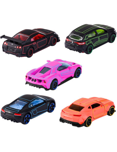 Set masinute Majorette Light Racer cu 5 masinute,S212053179