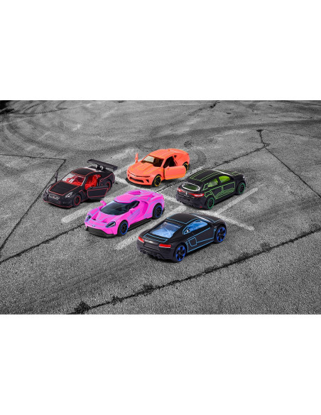 Set masinute Majorette Light Racer cu 5 masinute,S212053179