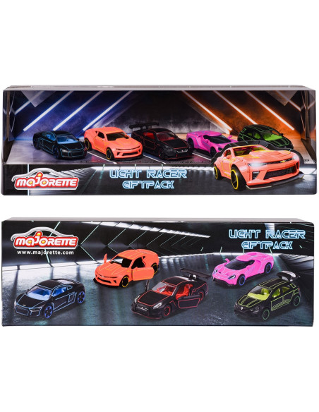 Set masinute Majorette Light Racer cu 5 masinute,S212053179