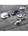 Set masinute Majorette Police Force cu 5 vehicule de