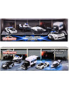 Set masinute Majorette Police Force cu 5 vehicule de