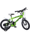 Bicicleta copii Dino Bikes 14' R88 verde,DB-414U-R88-GR