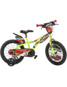Bicicleta copii Dino Bikes 16' Raptor galben,DB-616-03RP-YE