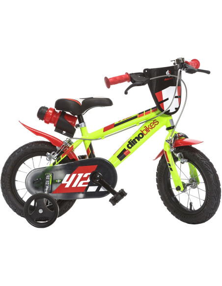 Bicicleta copii Dino Bikes 12' 412 galben,DB-412US-03-YE